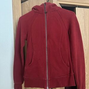 lululemon athletica Red Hoodie